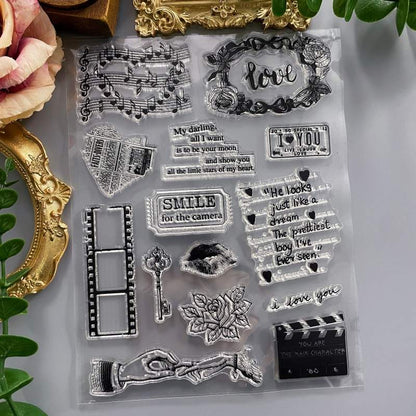 Heart Memories Clear Stamp