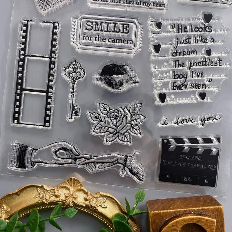 Heart Memories Clear Stamp