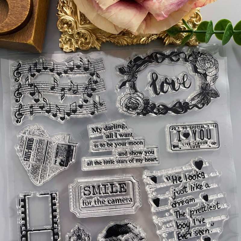 Heart Memories Clear Stamp