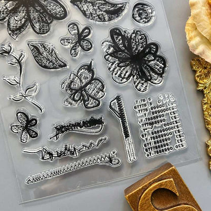 Flowery Whimsy Clear Stamp