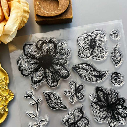 Flowery Whimsy Clear Stamp
