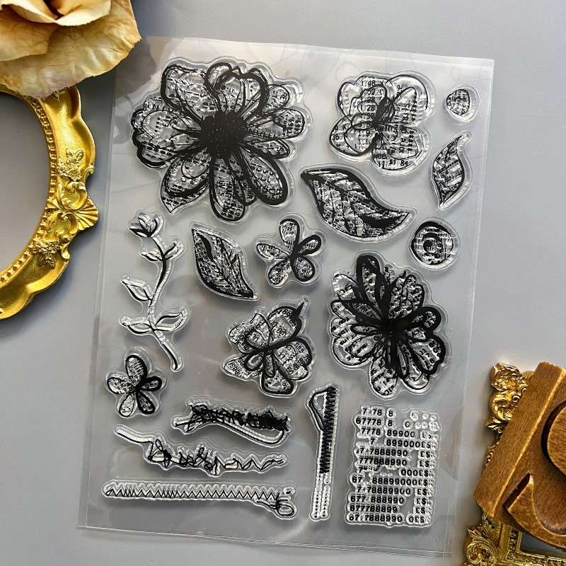 Flowery Whimsy Clear Stamp
