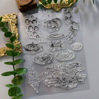 Wave Whirl Clear Stamp