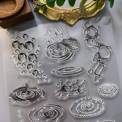 Wave Whirl Clear Stamp