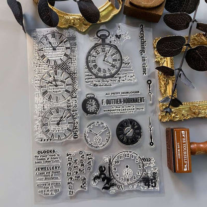 Time Echo Clear Stamp