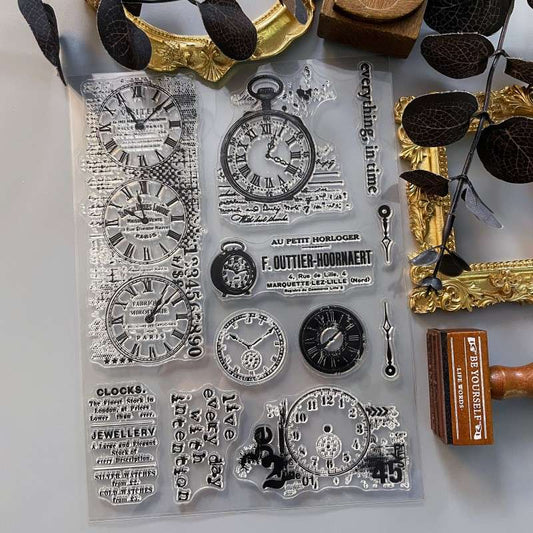 Time Echo Clear Stamp