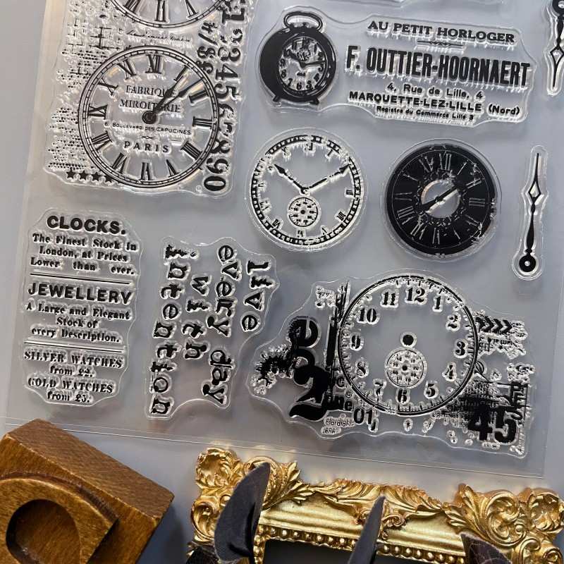 Time Echo Clear Stamp