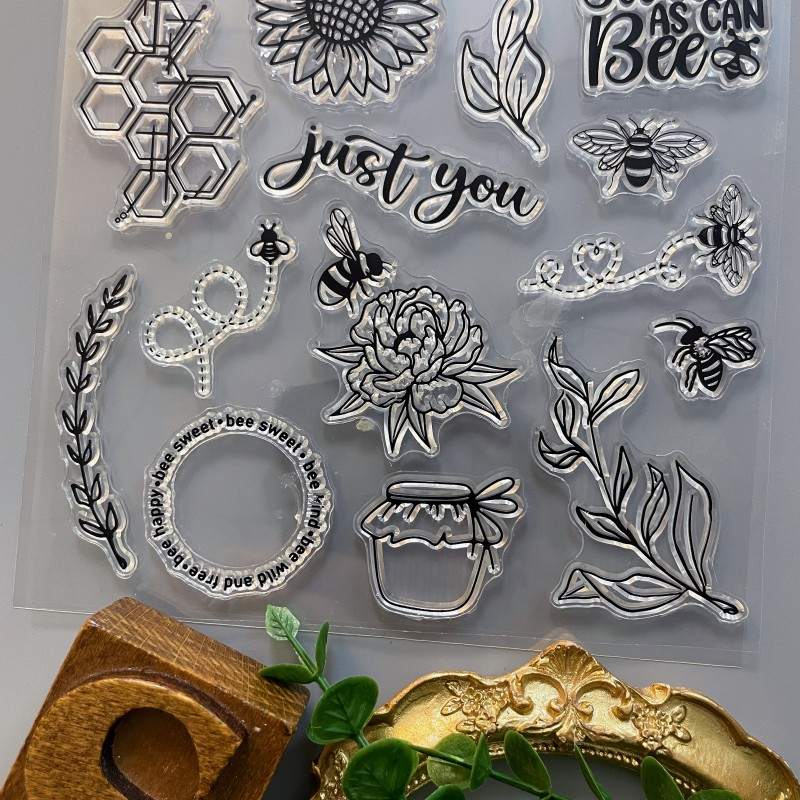 Sunny Apiary Clear Stamp