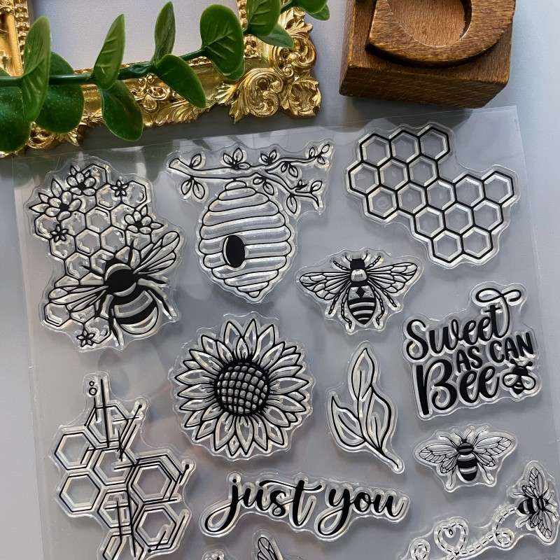 Sunny Apiary Clear Stamp