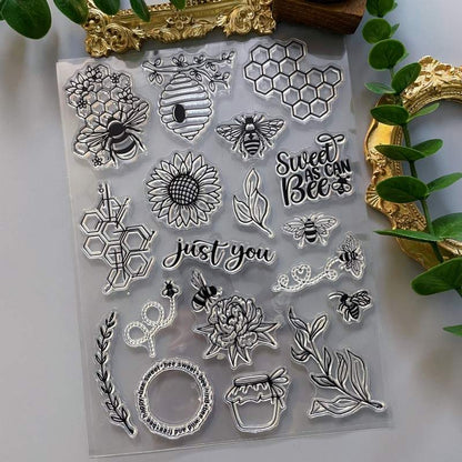 Sunny Apiary Clear Stamp