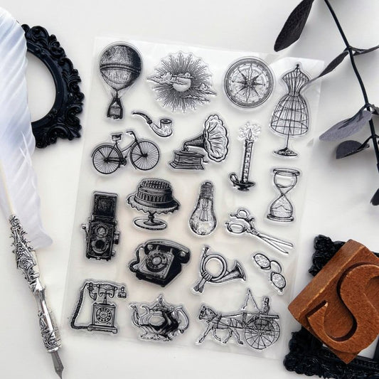 Vintage Curios Clear Stamp