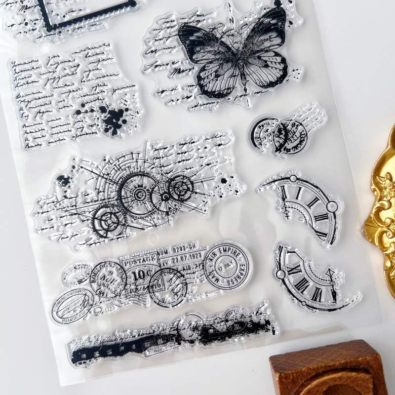 Vintage Tickets Clear Stamp