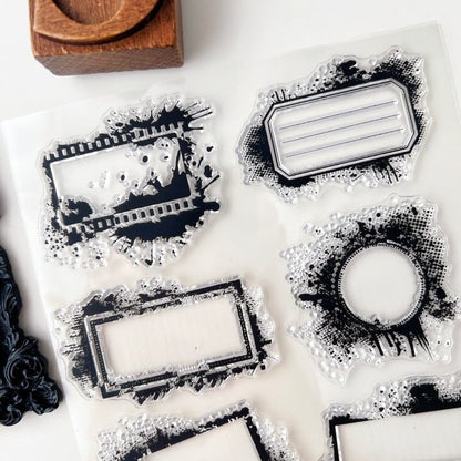 Grunge Frames Clear Stamp