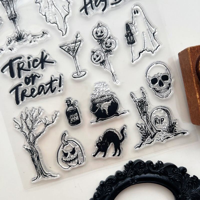 Night Trickery Clear Stamp