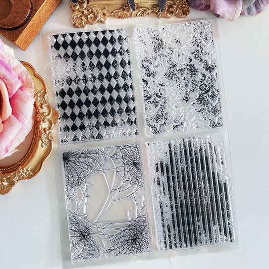 Faded Tapestry Clear Stamp
