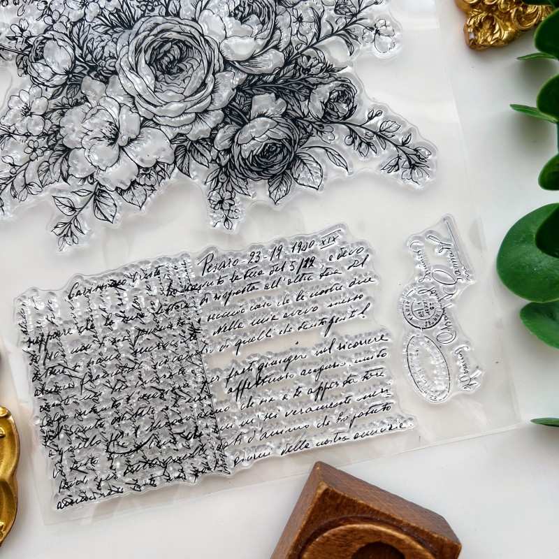 Handwrite Petal Clear Stamp