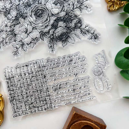 Handwrite Petal Clear Stamp