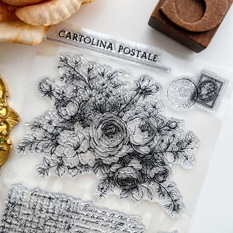 Handwrite Petal Clear Stamp
