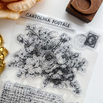 Handwrite Petal Clear Stamp