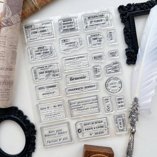Postal Slip Clear Stamp