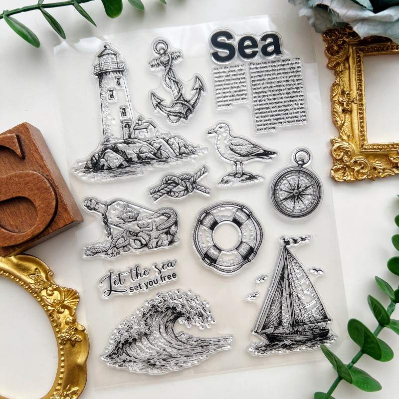 Sea Voyage Clear Stamp