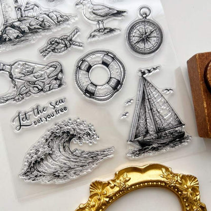 Sea Voyage Clear Stamp