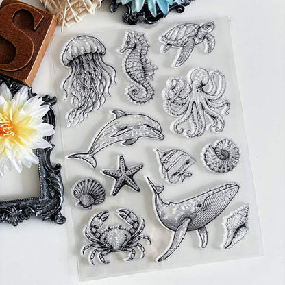 Ocean Friends Clear Stamp