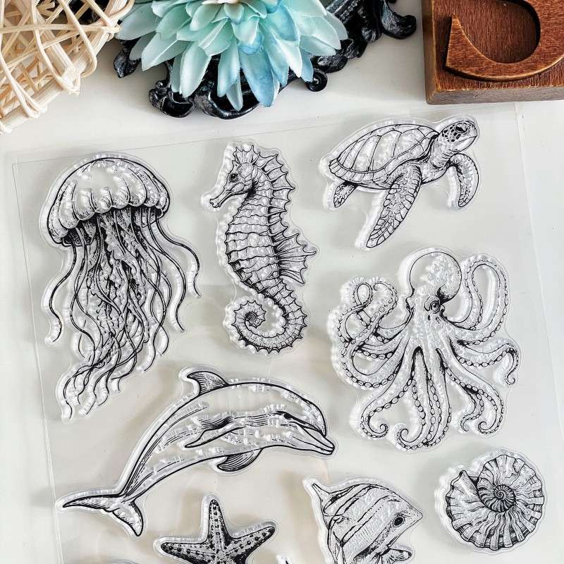 Ocean Friends Clear Stamp