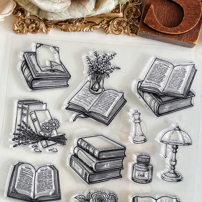 Literary Vibe Clear Stamp
