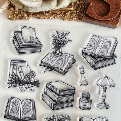 Literary Vibe Clear Stamp