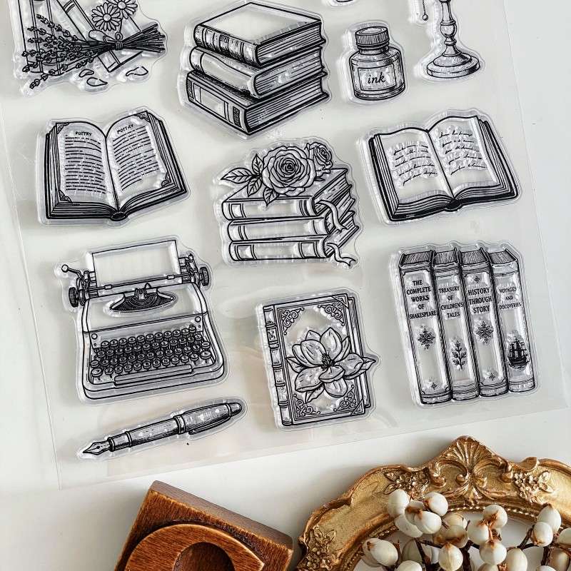 Literary Vibe Clear Stamp
