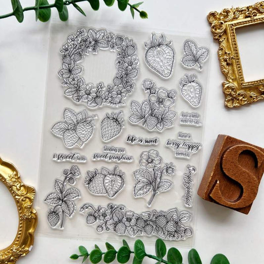 Berry Wreath Clear Stamp