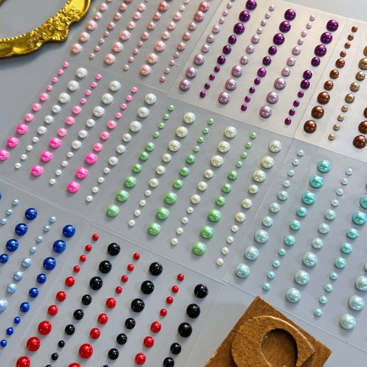 Pearl Dots 3D Sticker