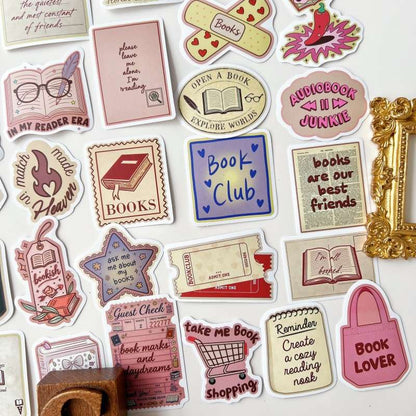 Bookish Vibe Sticker 50PCS