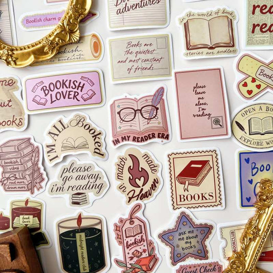 Bookish Vibe Sticker 50PCS