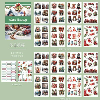 Winter Blessings Sticker Book 20Sheets