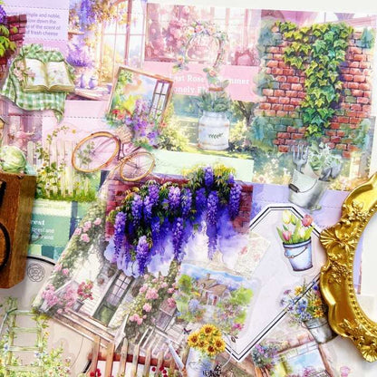 Gardening Moments Ephemera Mystery Kit 115PCS