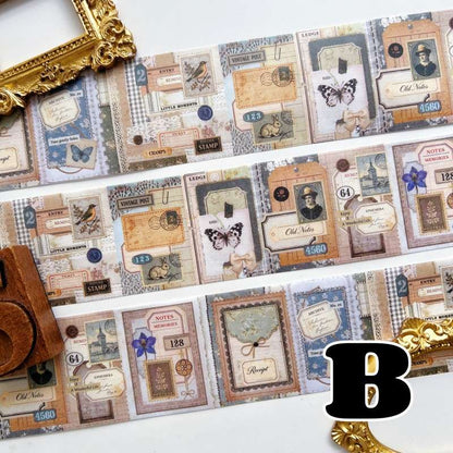 Old Timeline Washi Tape Roll