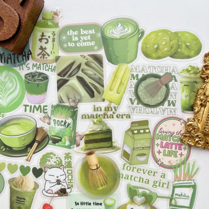 Matcha Treat Sticker 50PCS