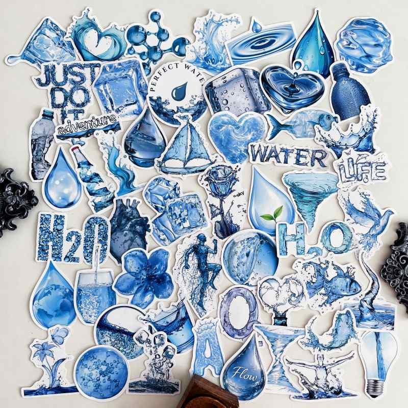 Aqua Dreams Sticker 50PCS