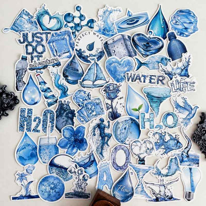 Aqua Dreams Sticker 50PCS