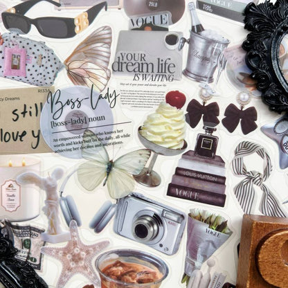 Chic Mono Sticker 60PCS