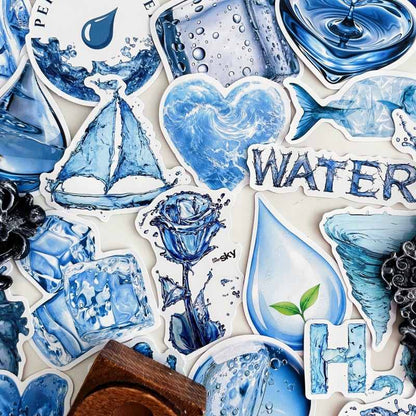 Aqua Dreams Sticker 50PCS