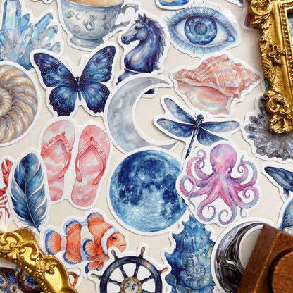 Marine Aesthetic Sticker 50PCS