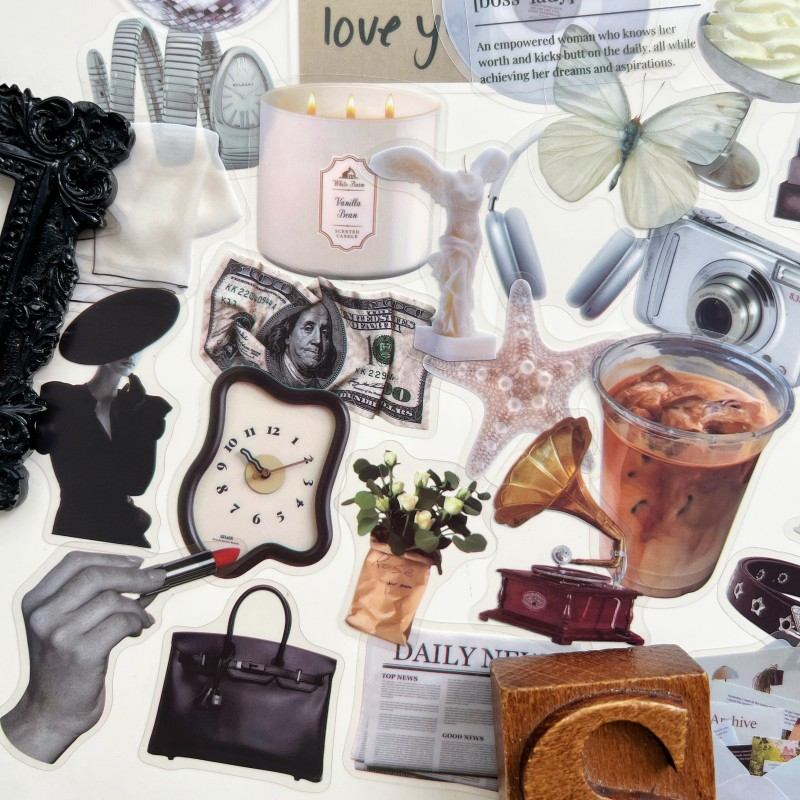Chic Mono Sticker 60PCS