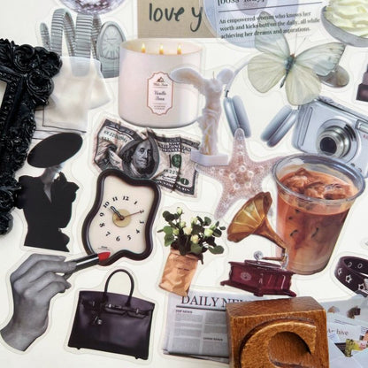 Chic Mono Sticker 60PCS