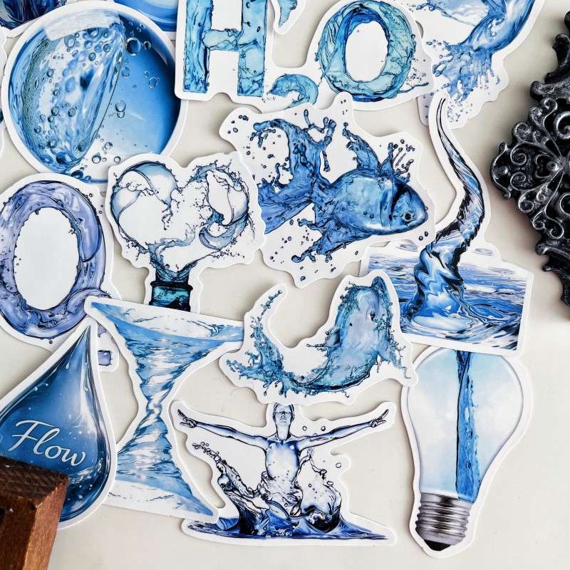 Aqua Dreams Sticker 50PCS