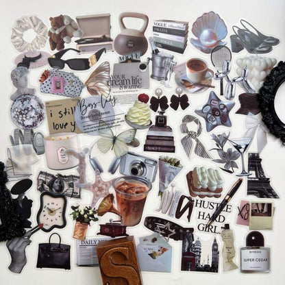 Chic Mono Sticker 60PCS