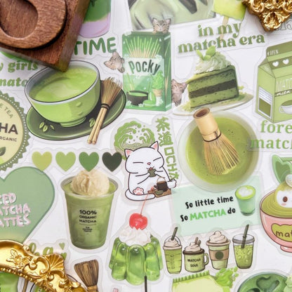 Matcha Treat Sticker 50PCS