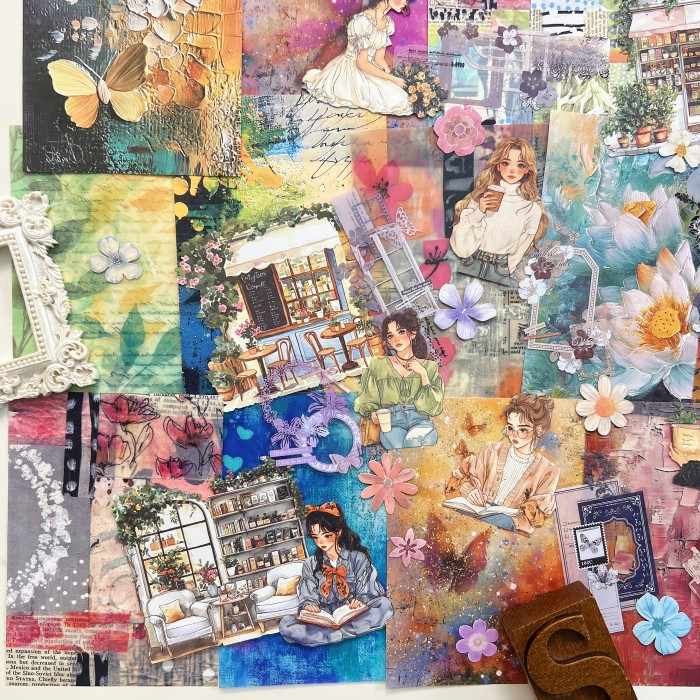 Dazzling Life Ephemera Mystery Kit 70PCS